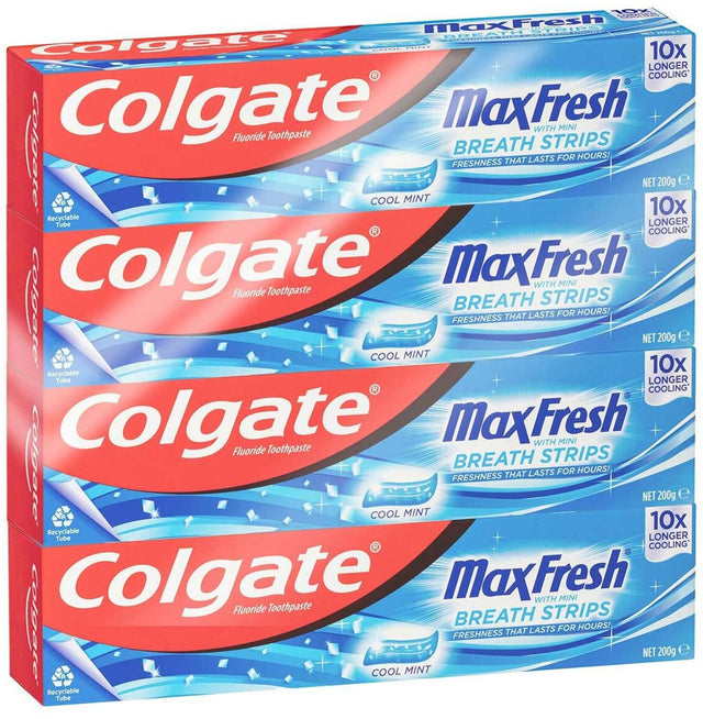 Colgate Max Fresh Toothpaste (200 g × 4 pk)