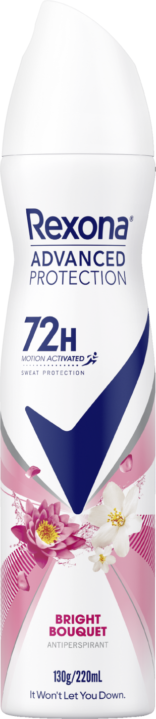 Rexona Women's 72h Advanced Bright Bouquet Deodorant (220 ml x 6 pk)