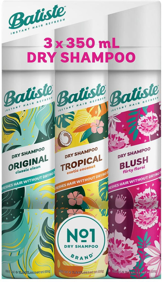 Batiste Dry Shampoo (350 ml × 3 pk)