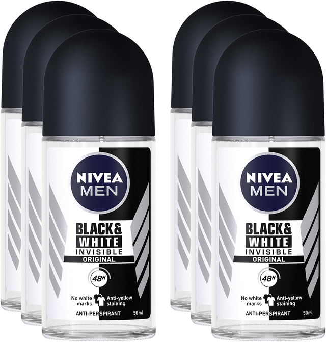 Nivea Roll-On Deodorant (50 ml x 6 pk)