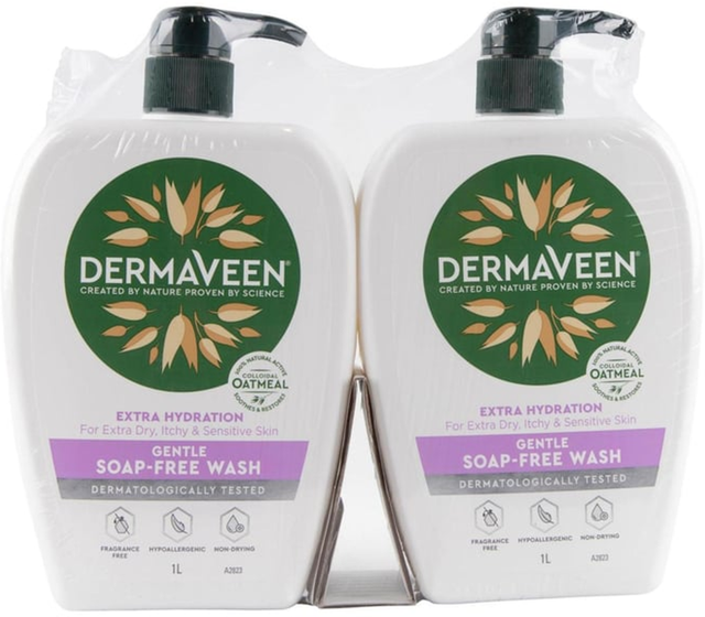 Dermaveen Extra Gentle Liquid Soap (1 L x 2 pk)