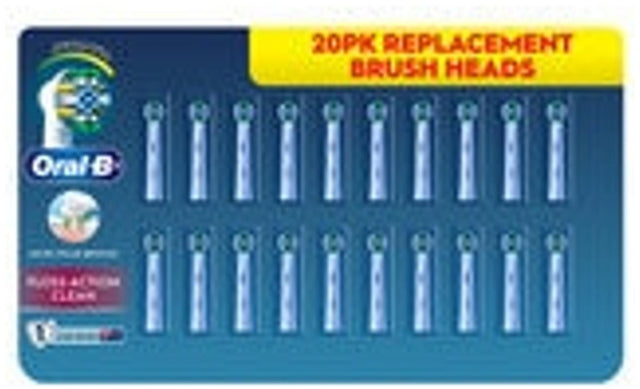 Oral B Floss Action Clean Brush Head Refills (20 pk)
