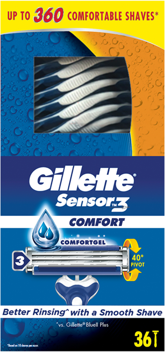 Gillette Sensor3 Disposable Razors (36 pk)