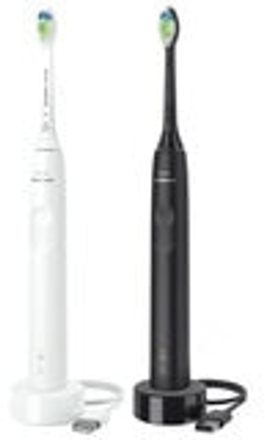 Philips Sonicare 3100 Toothbrush White & Black Bundle (1 ea)