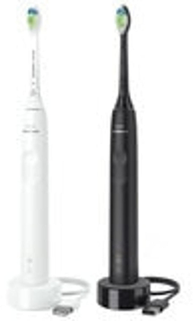 Philips Sonicare 3100 Toothbrush White & Black Bundle (1 ea)
