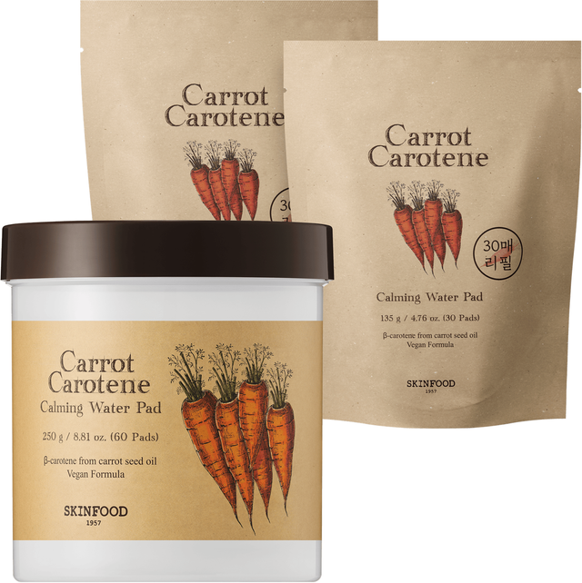 Skinfood Carrot Carotene Calming Water Pads (120 pk)