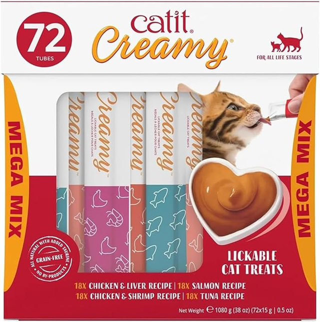 Catit Creamy Cat Treat (15 g x 72 pk)