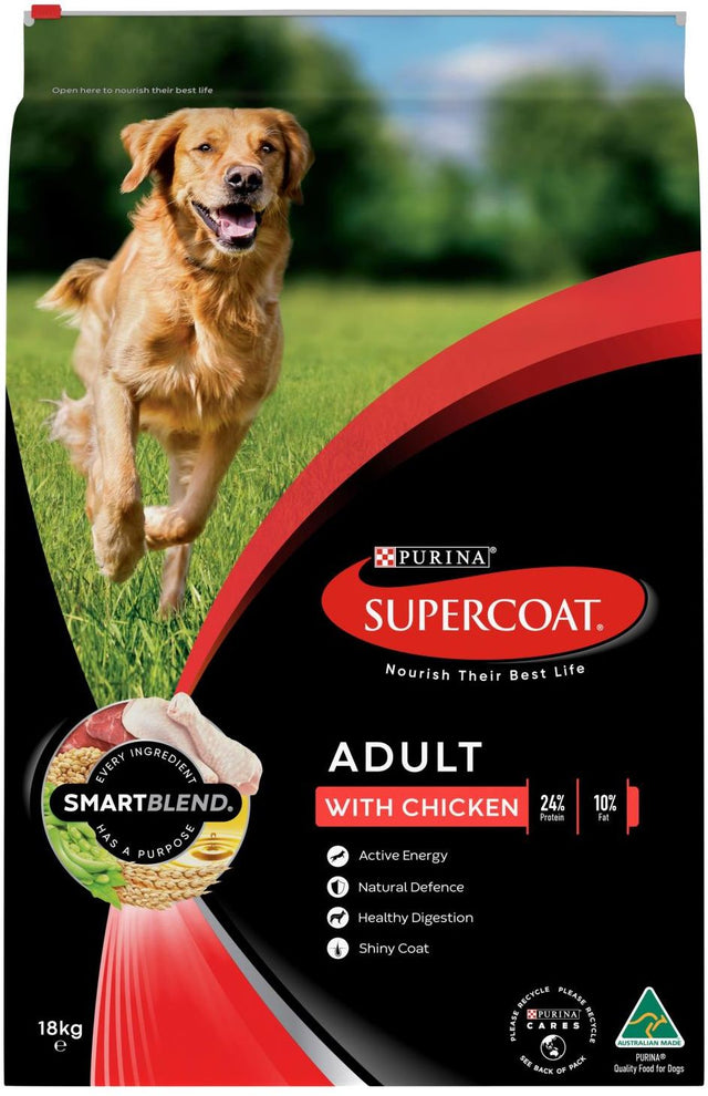 Supercoat Adult Dog Food with Chicken (18 kg)