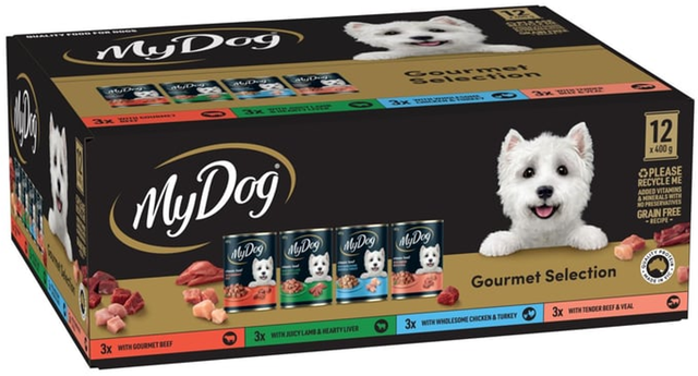 My Dog Gourmet Selection Wet Dog Food (400 g x 12 pk)