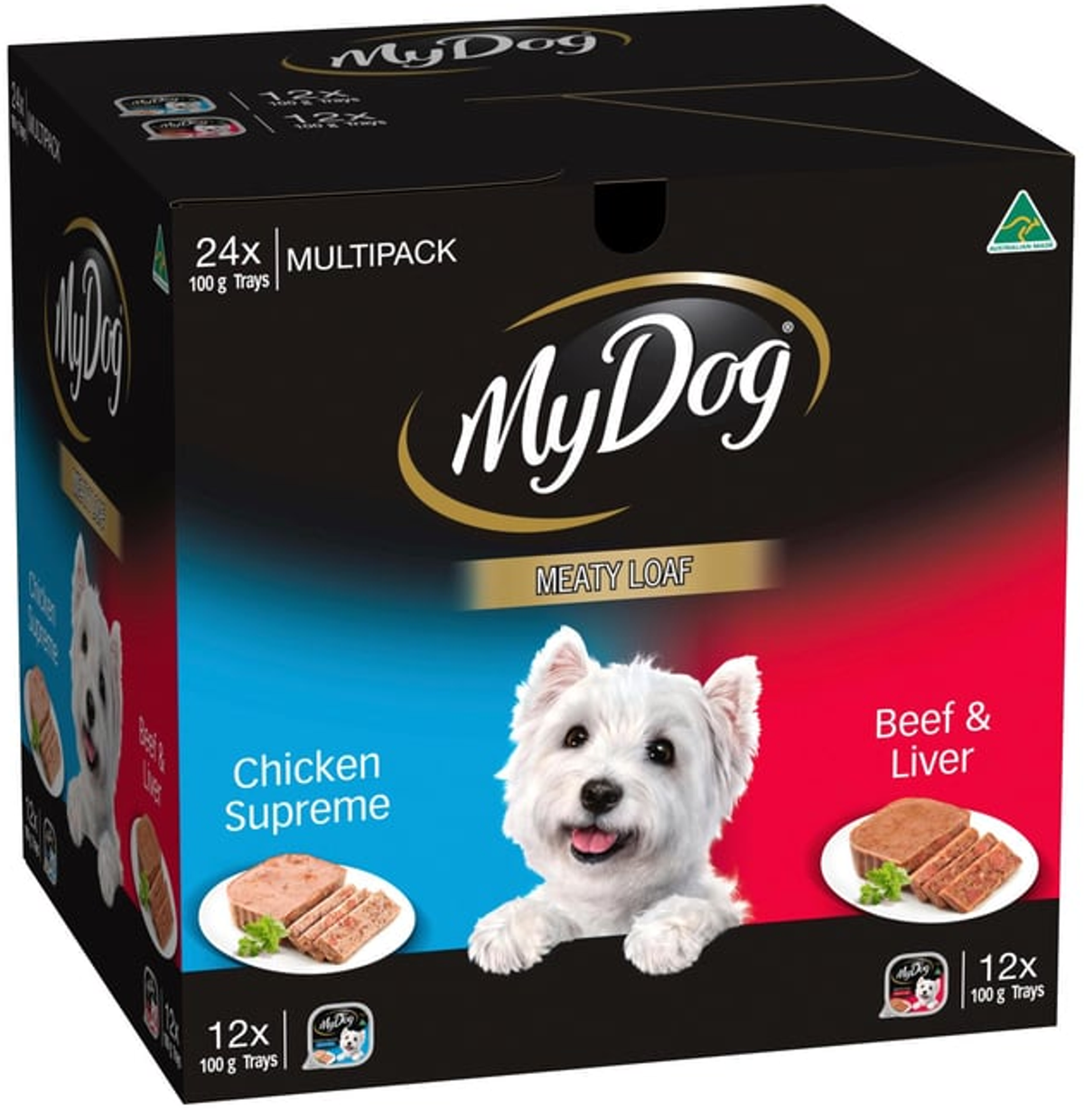 My Dog Chicken, Beef & Liver Wet Dog Food (100 g x 24 pk)