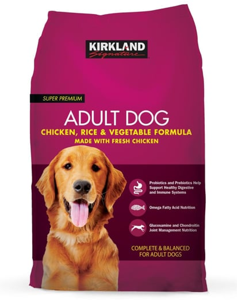 Kirkland Signature Chicken Rice & Vegetables Dog Food (12 kg)