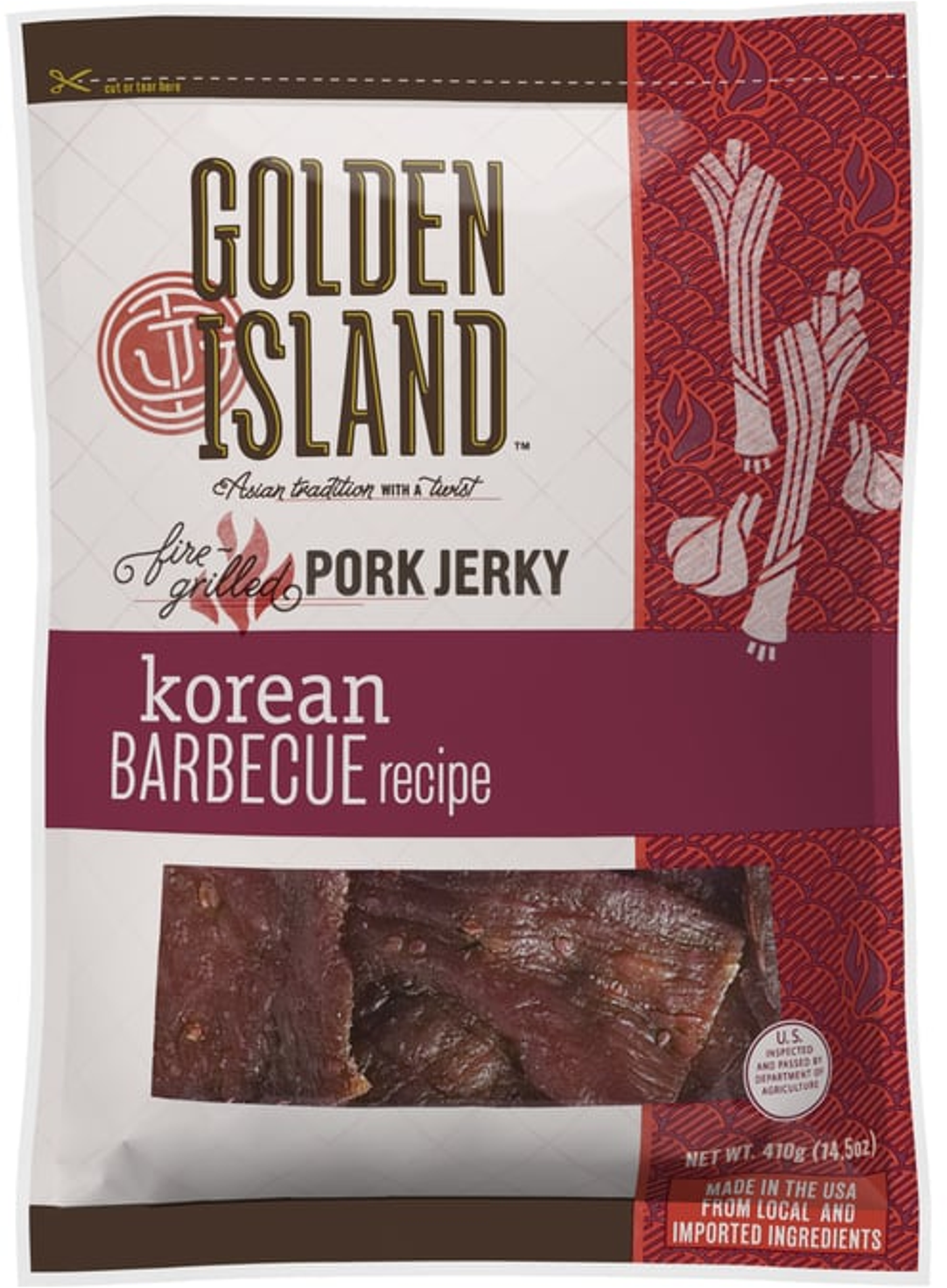 Golden Island Korean BBQ Pork Jerky (410 g)