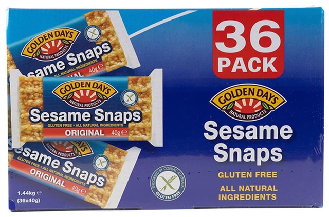 Golden Days Sesame Snaps (40g x 36 pk)