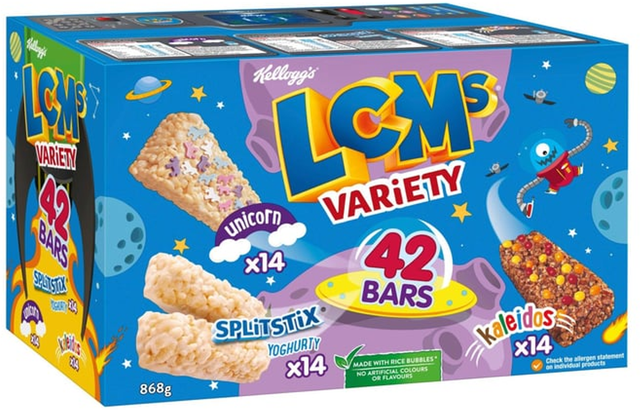 Kellogg's LCMs Bars Variety Pack (20 g x 42 pk)