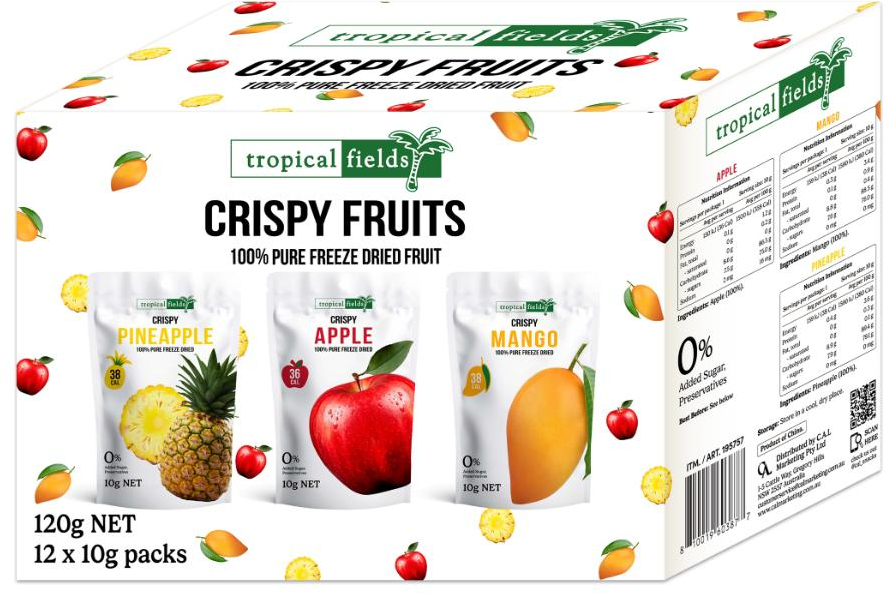 Tropical Fields Crispy Fruit (10 g x 12 pk)