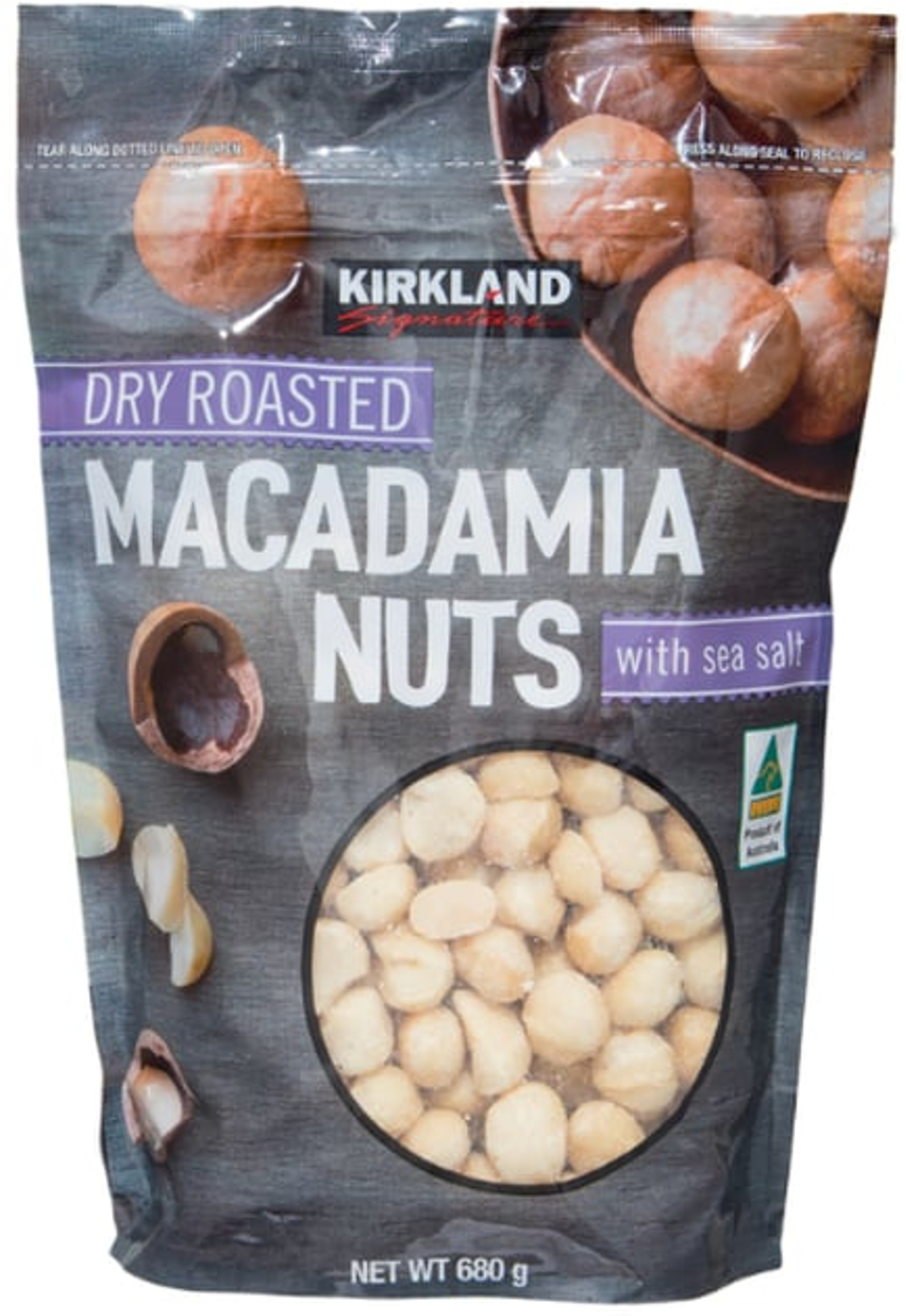Kirkland Signature Dry Roasted Macadamia Nuts (680 g)