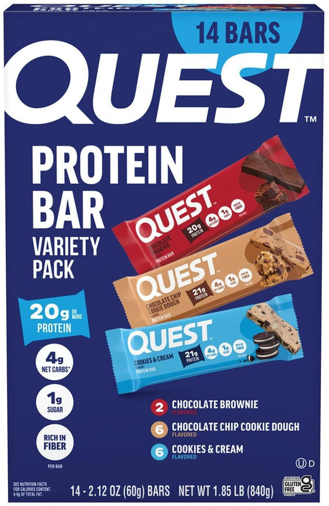 Quest Nutrition Protein Bar Variety Pack (1 ea)