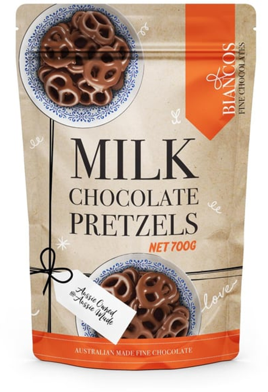 Bianco's Chocolate Pretzels (700 g)