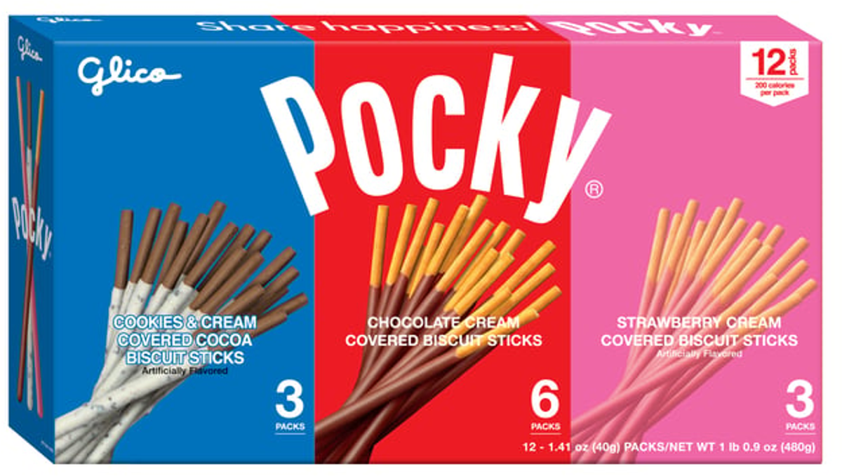 Glico Pocky Cookies Variety Pack (40 g x 12 pk)