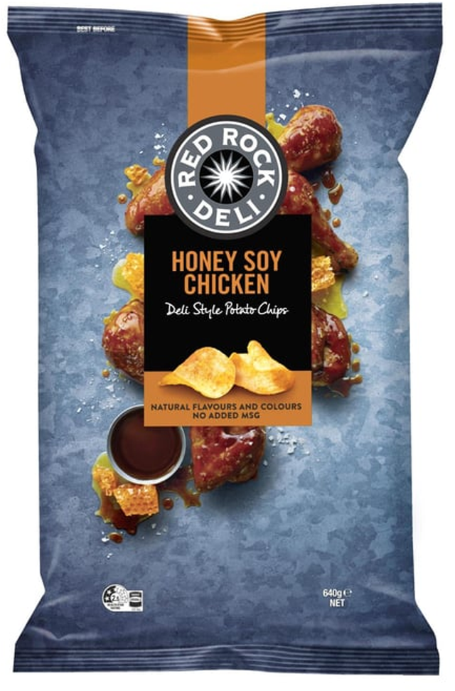 Red Rock Deli Honey Soy Chicken Potato Chips (640 g)