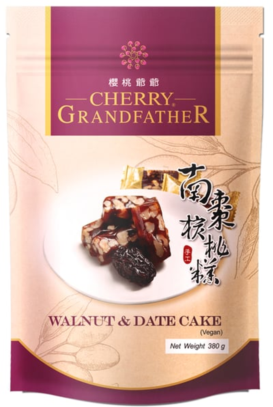 Cherry Grandfather Walnut & Date Cake (380 g)
