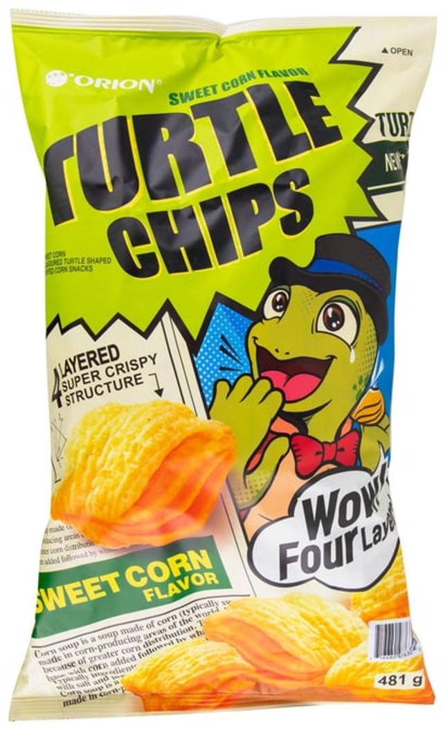 Orion Turtle Sweet Corn Flavor Chips (481 g)