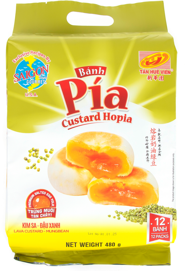 Banh Pia Custard Hopia Cake (480 g)