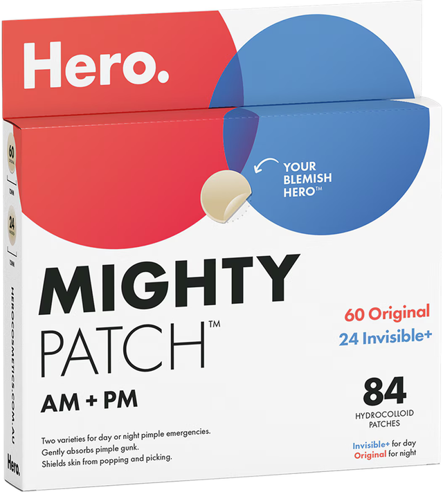 Hero Mighty Patches Original & Invisible Plus (84 pk)