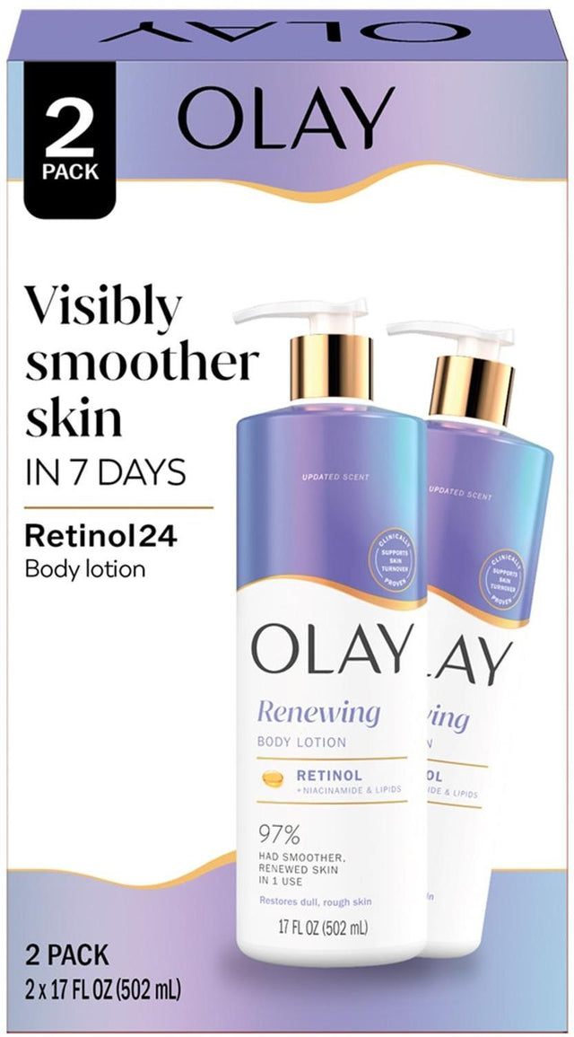 Olay Retinol Hand & Body Lotion (502 ml × 2 pk)