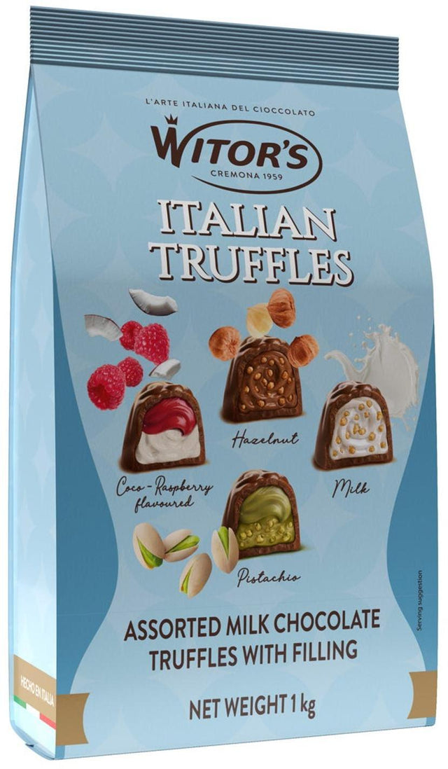 Witor's Italian Assorted Milk Chocolate Truffles With Filling (1 kg)