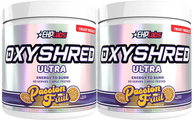 EHP Labs Oxyshred Ultra Passion Fruit Flavour (330 g x 2 pk)