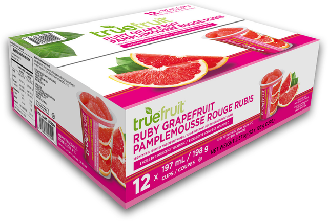 True Fruit Red Grapefruit Cup (198 g x 12 pk)