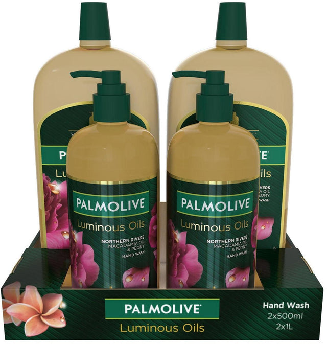 Palmolive Luminous Oils Northern Rivers Macadamia Oil & Peony Hand Wash (2 pk)