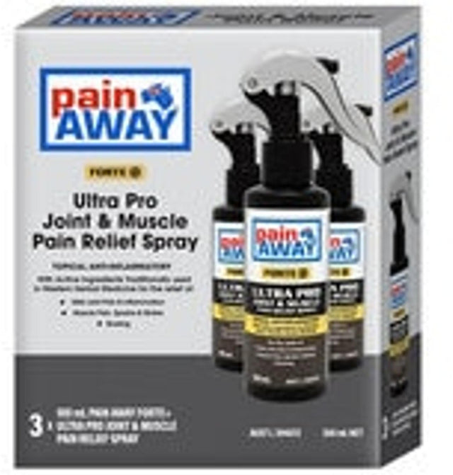 Pain Away Forte Ultra Pro Joint & Muscle Spray (100 ml × 3 pk)