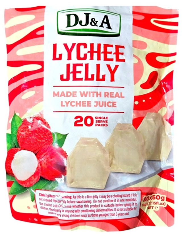 DJ&A Lychee Jelly (50 g × 20 pk)