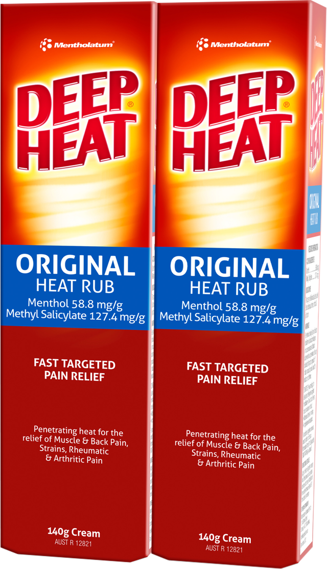 Deep Heat Original Heat Rub (140 g x 2 pk)