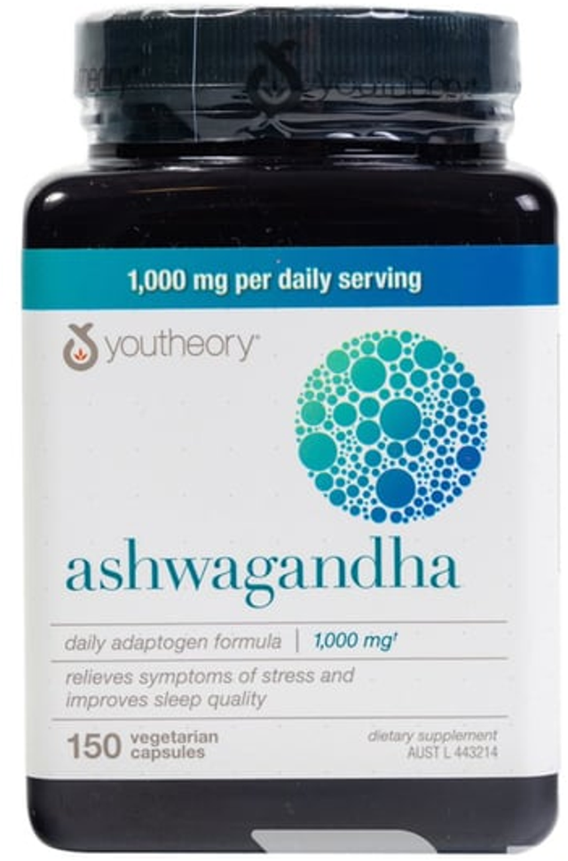 YouTheory Ashwagandha Capsules (150 pk)