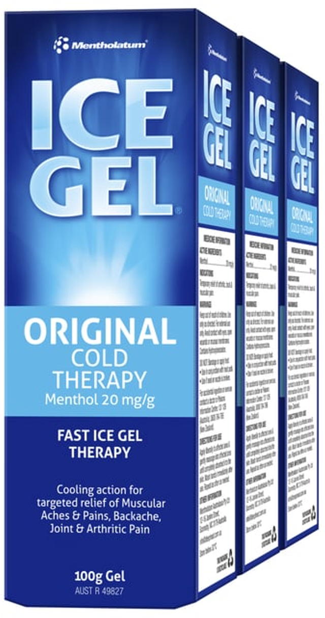 Mentholatum Ice Gel (100 g x 3 pk)
