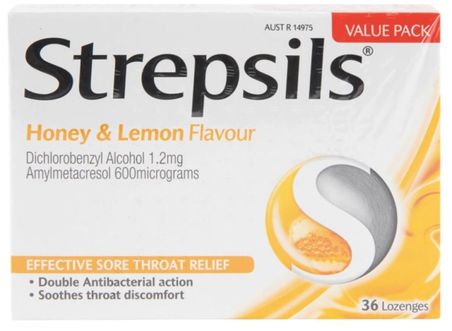 Strepsils Honey & Lemon Lozenges (36 x 2 pk)