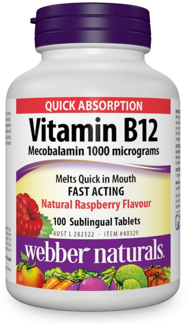 webber naturals Vitamin B12 tablets (100 pk)