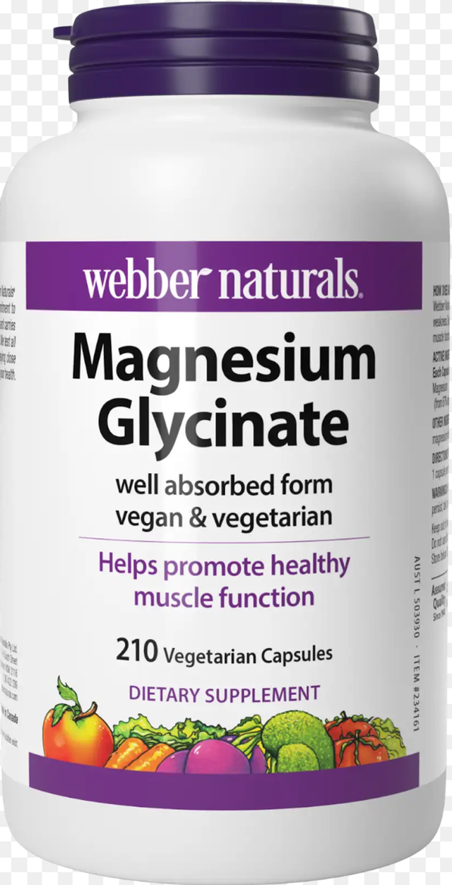 Webber Naturals Magnesium Glycinate Tablets (210 pk)