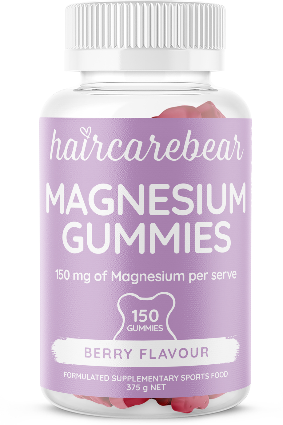Haircarebear Magnesium 150 Gummies (150 pk)