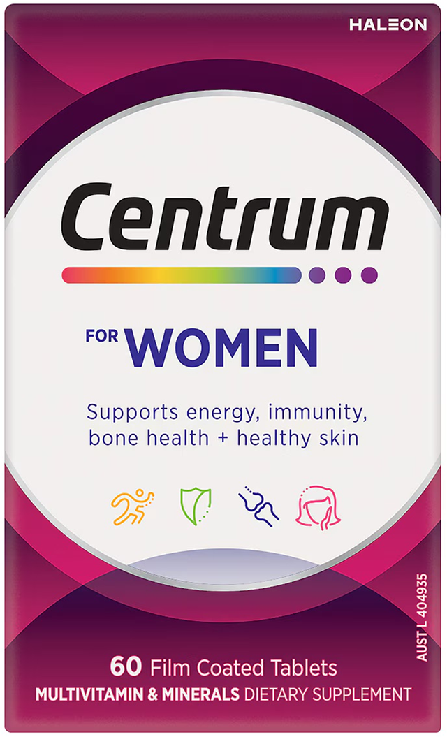 Centrum Women Multivitamin Tablets (2 pk x 60 ct)