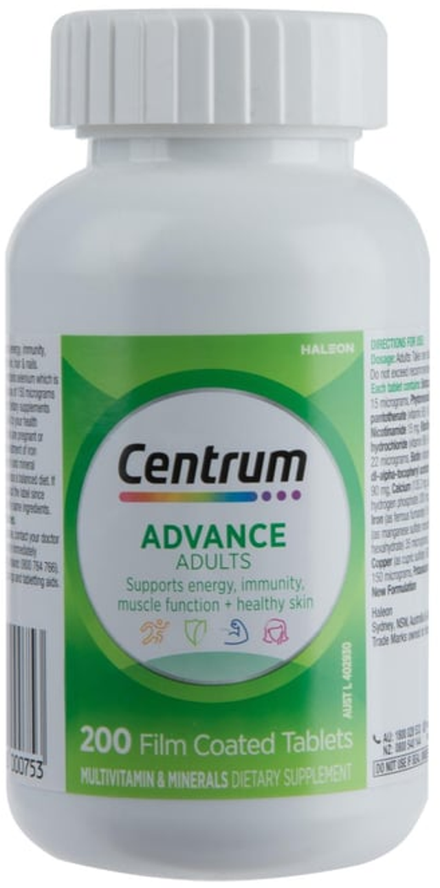 Centrum Advance Multivitamin Tablets (200 pk)