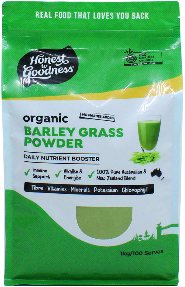 Honest to Goodness Organic Blended Barley Grass 1kg