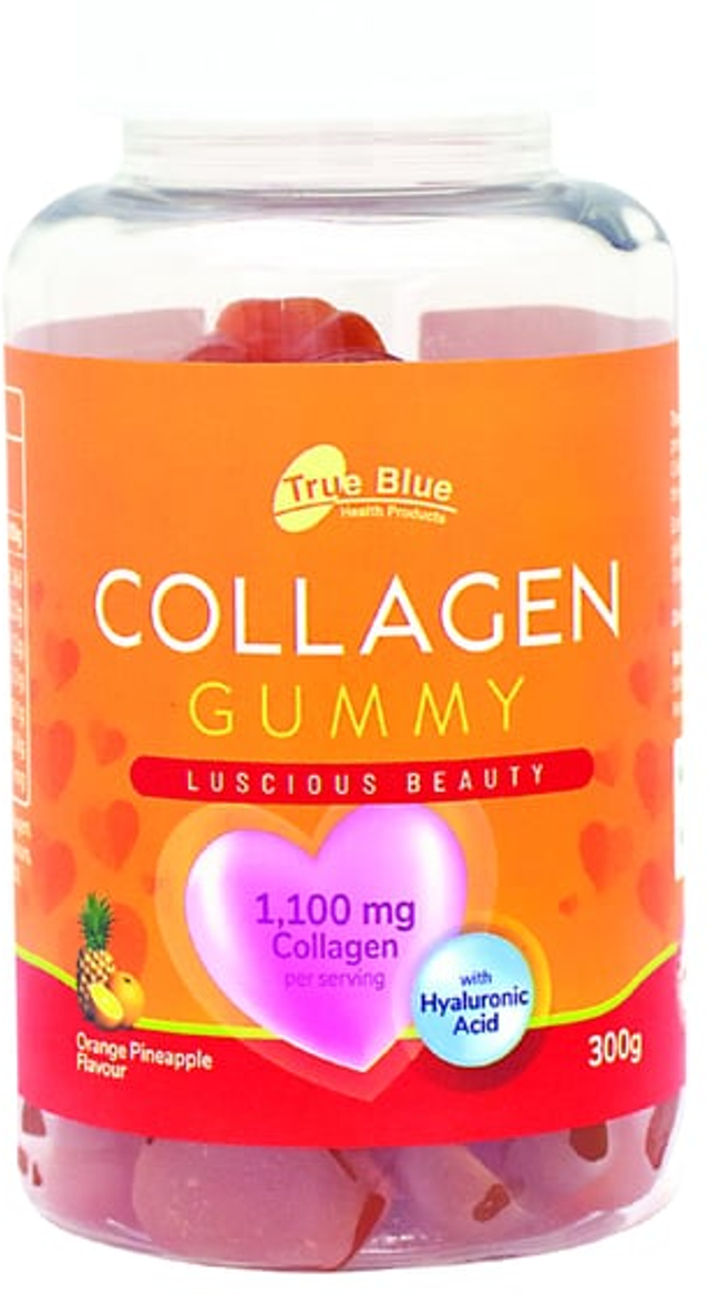 True Blue Collagen with Hyaluronic Acid Gummy (300 g)