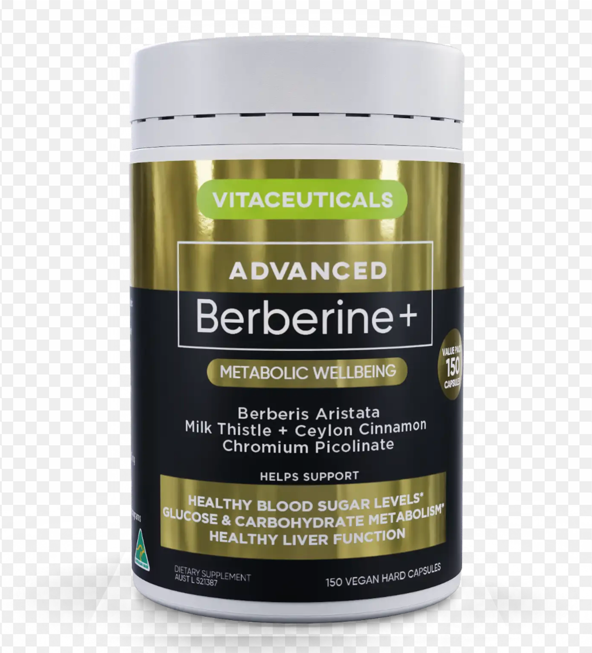 Vitaceuticals Berberine+ Hard Capsules (150 pk)