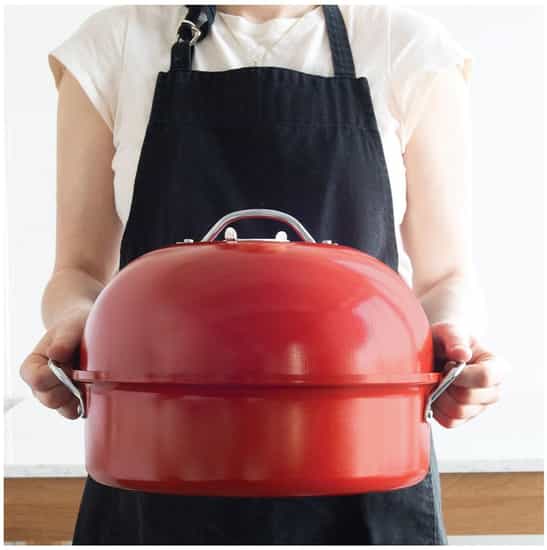 Nordic Ware Red Kettle Smoker Kit with Woodchips (1 ea)
