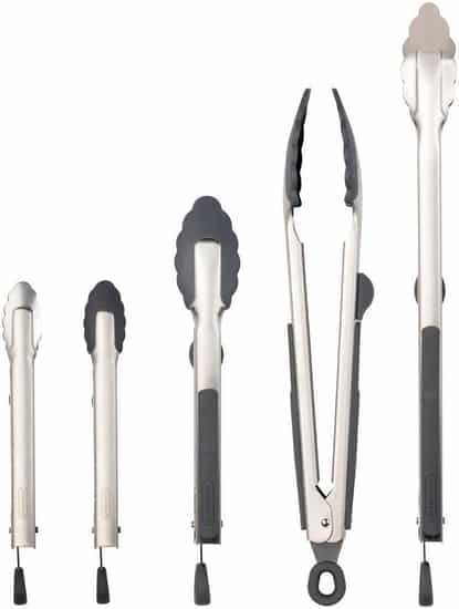 Prepworks Stainless Steel Tongs Set (5 pk)