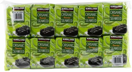 Kirkland Signature Organic Roasted Seaweed (17 g x 10 pk)